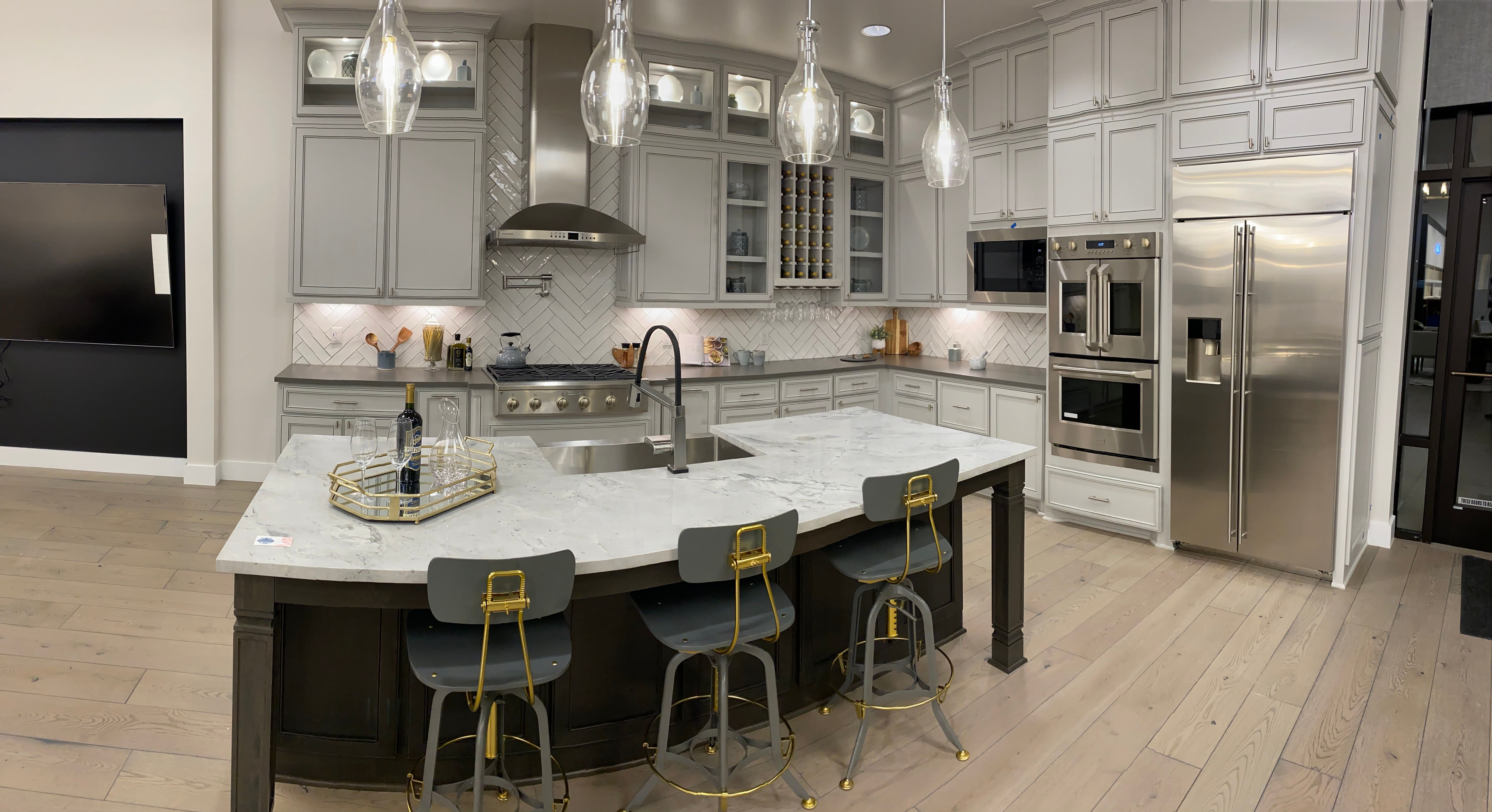 Home builder sales floor